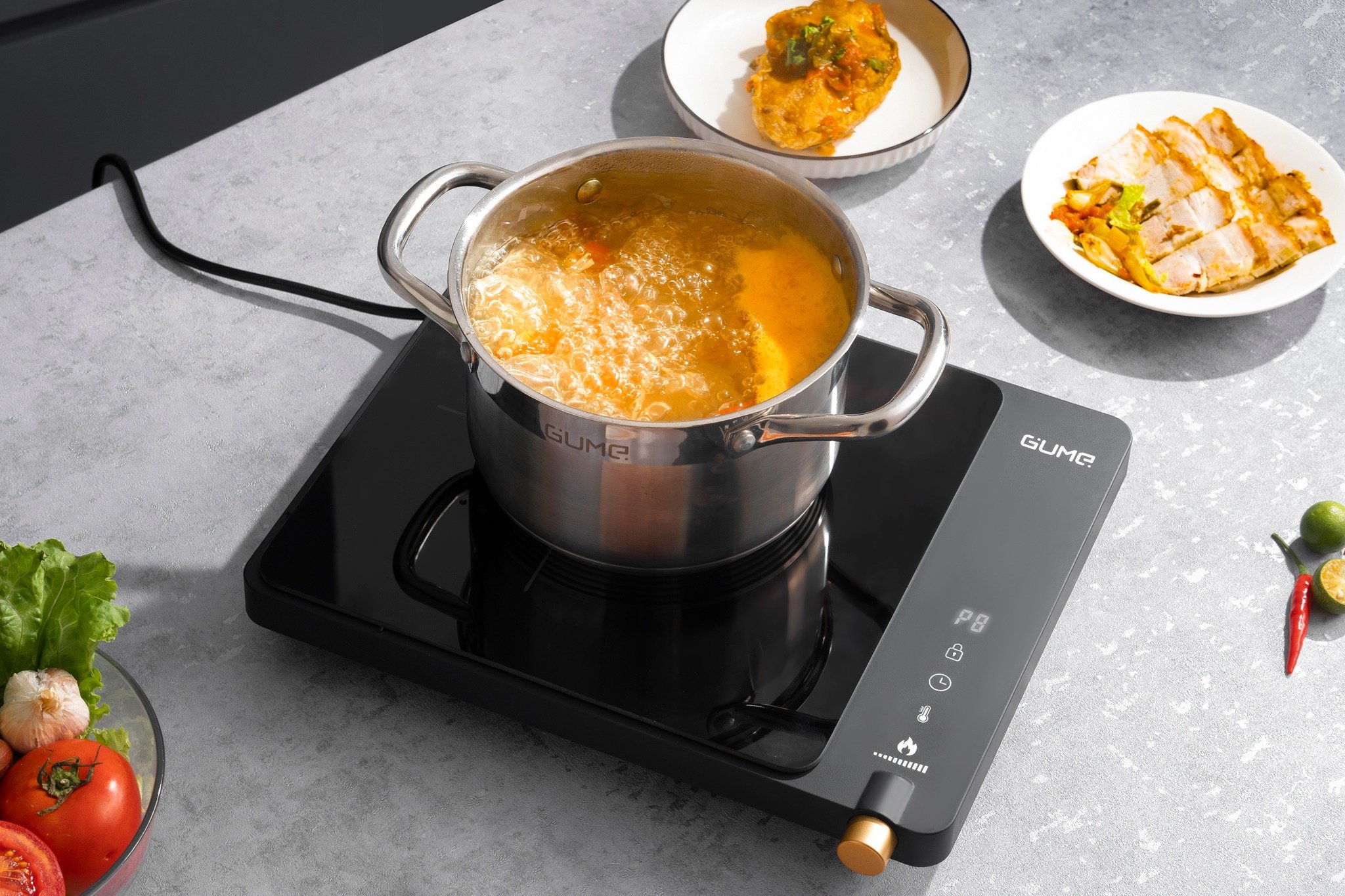 Bếp từ đơn GUME GIC LITE-01 Hàng chính hãng