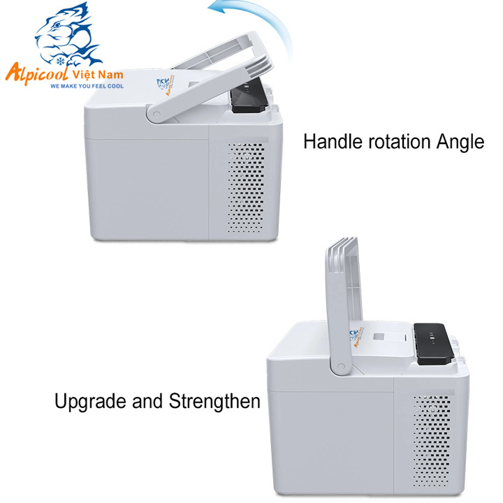 Tủ lạnh ô tô thông minh Alpicool Việt Nam 10 lít - C10 - 2 chức năng làm nóng 50 độ, làm đá nhanh kiêm hộp đựng thực phẩm, kiêm thùng đá cho tài xế, lái xe