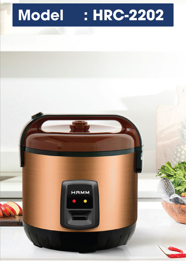Nồi Cơm Điện HAMM HRC-2202 2.2L - Hàng Chính Hãng