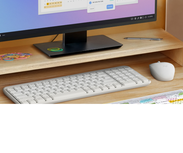Combo chuột phím không dây Bluetooth Logitech MK250 - nhỏ gọn, 1 đầu thu USB - Hàng chính hãng