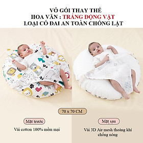 Gối chống trào ngược cho bé sơ sinh Babylux lounger model mới