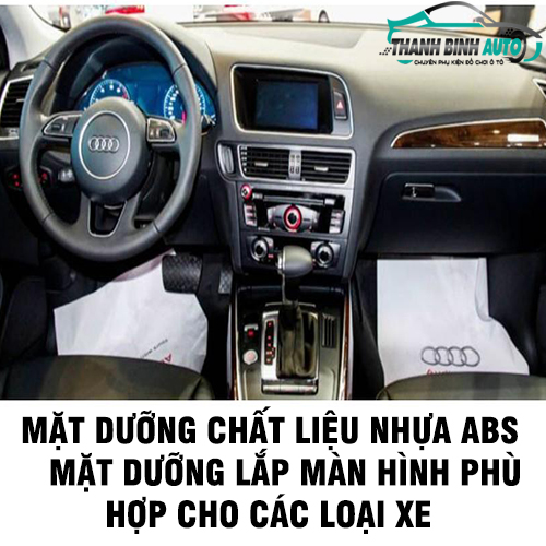 Mặt dưỡng màn hình DVD cho xe Audi