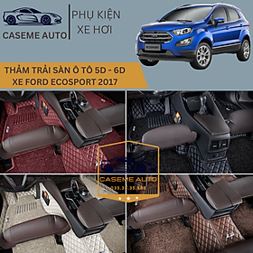 [FORD ECOSPORT] Thảm Trải Sàn, Lót Sàn Ô Tô 5D 6D Thiết Kế Theo Xe FORD ECOSPORT 2017 Chống Nước, Không Mùi - MẪU CARBON - Hàng Chính Hãng