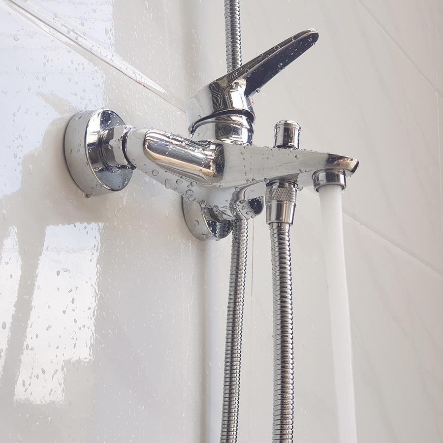 Củ sen nóng lạnh Đồng mạ Chrome Eurolife EL-LOT01 (Trắng bạc)
