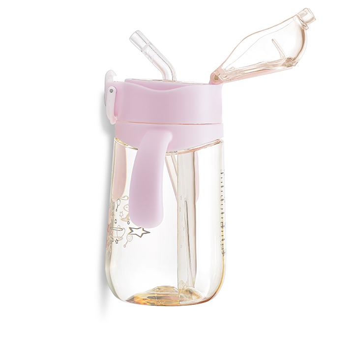 Bình uống nước PPSU bật hút 2 tay cầm với phao 360 độ 250ml Fatzbaby Fatz Sippy 2 - FB0298BT Hàng Chính Hãng