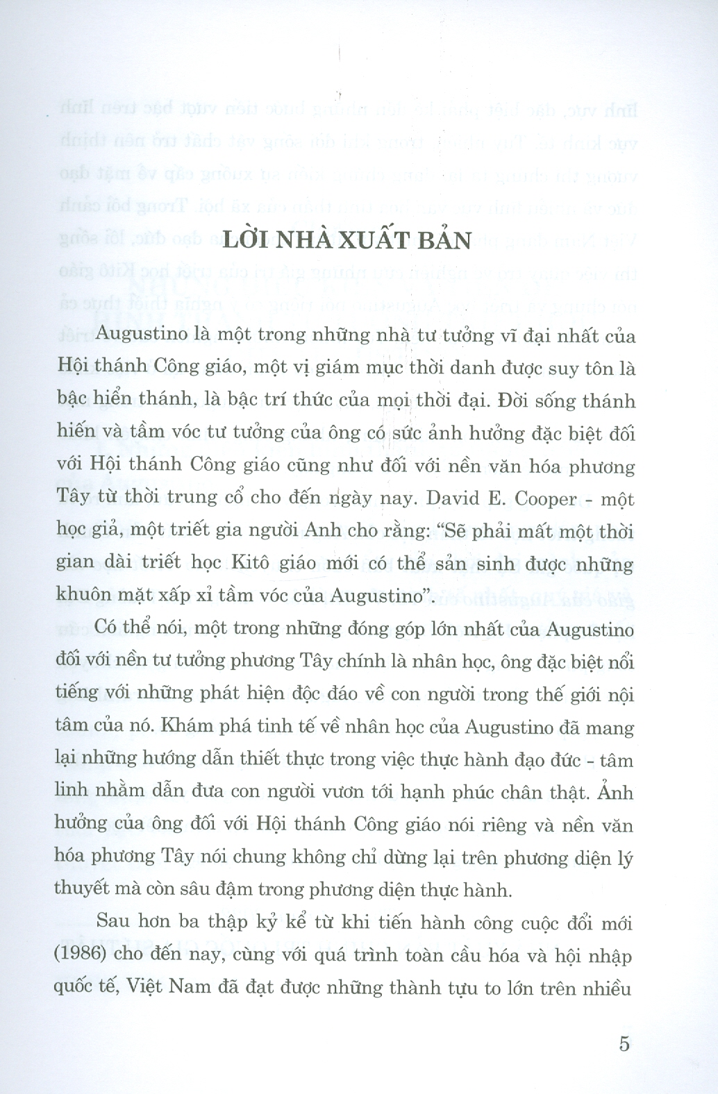Triết Học Tôn Giáo Của AUGUSTINO (Sách chuyên khảo)