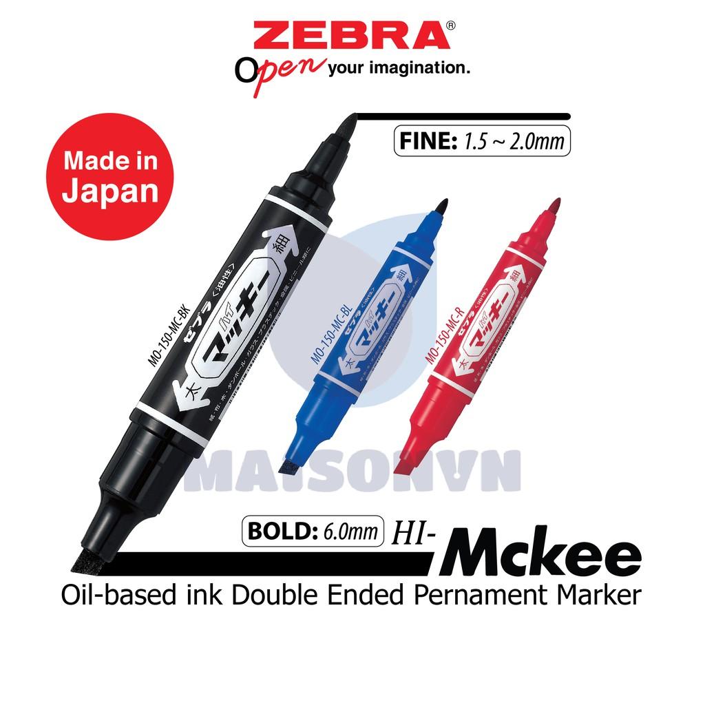 Viết lông dầu Mckee MO150 Zebra Nhật Bản -