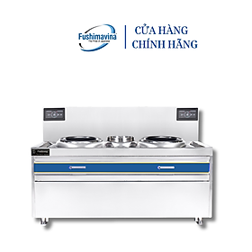 [CỬA HÀNG CHÍNH HÃNG] Bếp từ công nghiệp đôi 8KWx2 mặt lõm Fushimavina