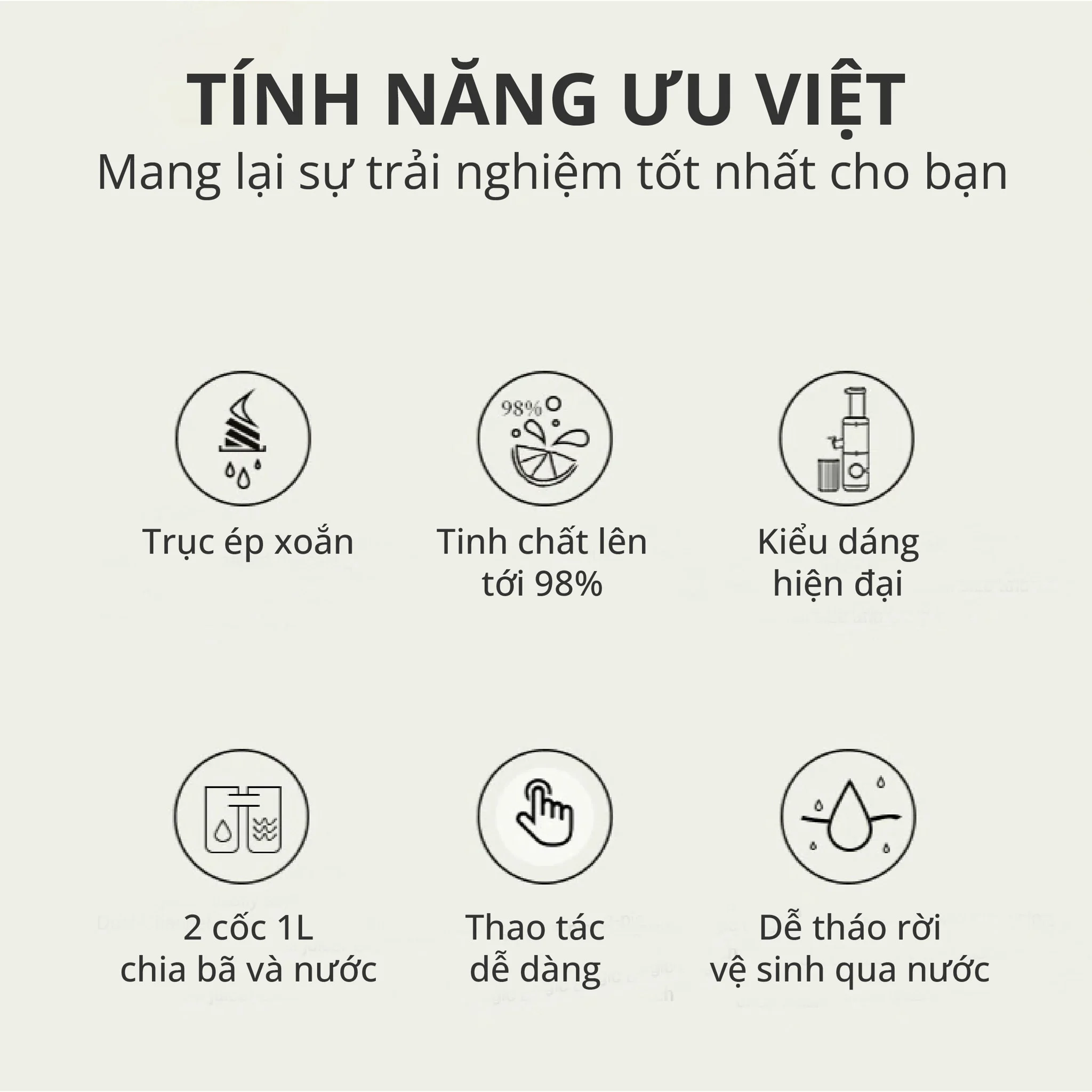 Máy Ép Trái Cây Mishio MK313 motor đồng máy nặng 5.2Kg - Hàng Chính Hãng
