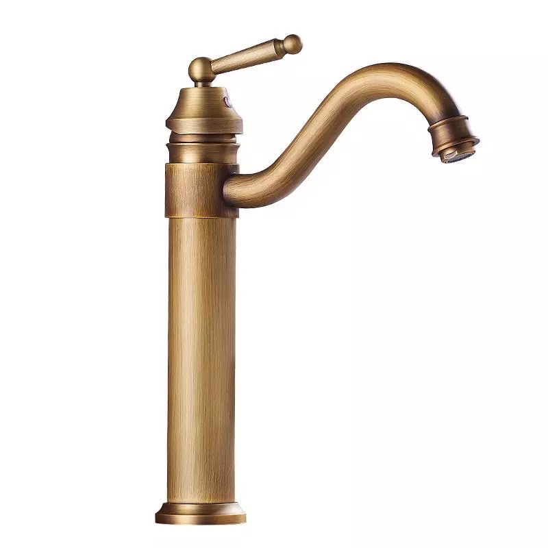 Vòi rửa mặt, vòi Lavabo đa năng thân cao 30 cm đồng cổ nhập khẩu chính hãng GROVES GR 8605C (đẹp sang trọng phong cách hoài niệm xưa)