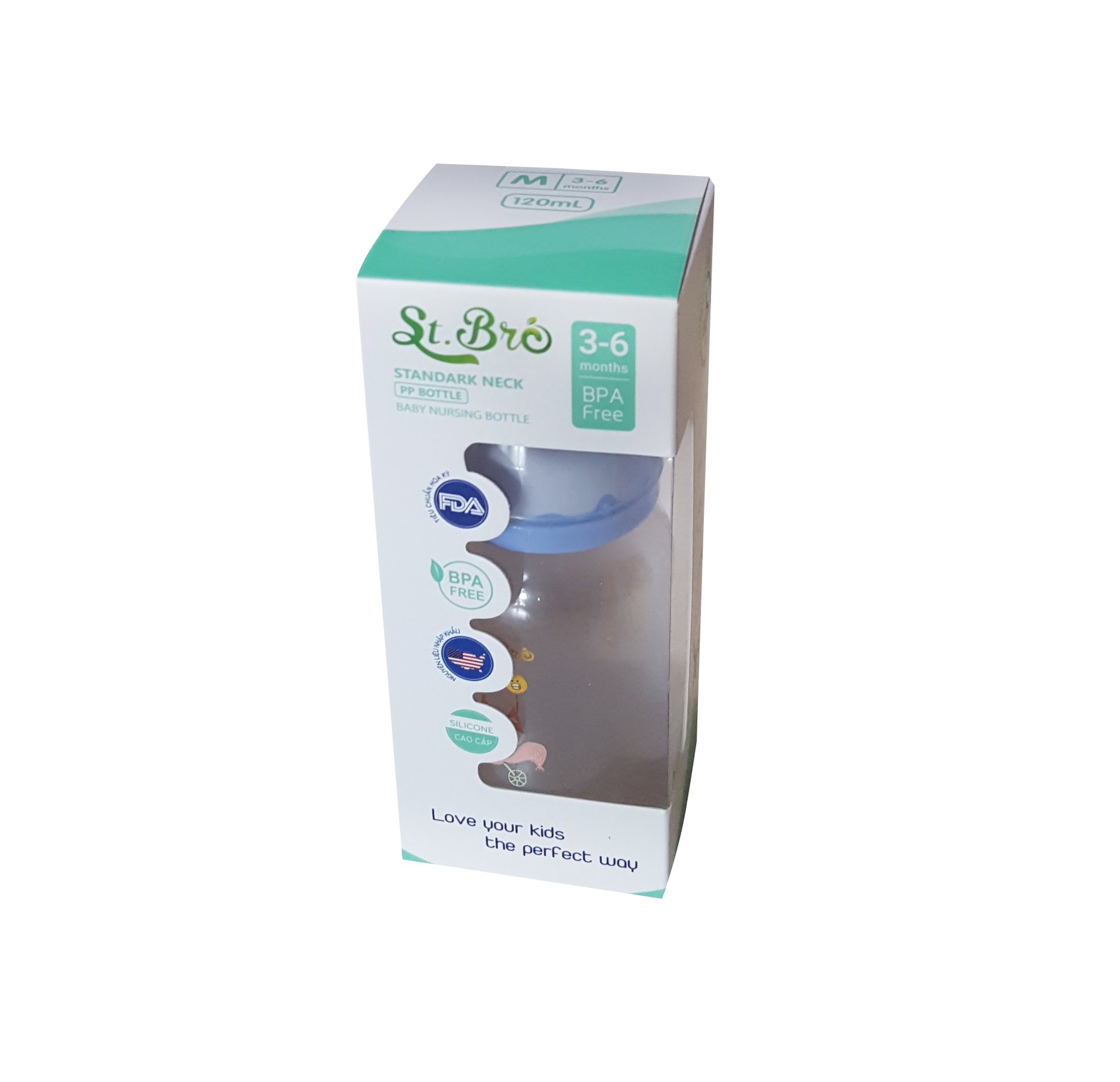 Bình sữa McGOLDSON-St.Bro 120ml