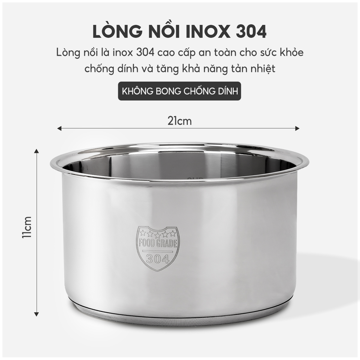 Nồi cơm điện Lebenlang LBL0581, dung tích 1200ml, công suất 350W, thiết kế hiện đại, bảo hành 2 năm - hàng chính hãng