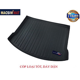 Thảm lót cốp xe ô tô Lincoln MKC 2015-2017 nhãn hiệu Macsim chất liệu TPV cao cấp màu đen(D0218)