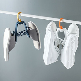 Combo 2 móc treo phơi giày dép thông minh đầu xoay 360 độ , xếp gọn tiện lợi khả năng chịu lực cao ,không tốn diện tích , mau khô ráo nước tiện lợi 