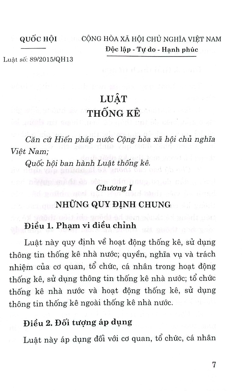 Luật Thống kê