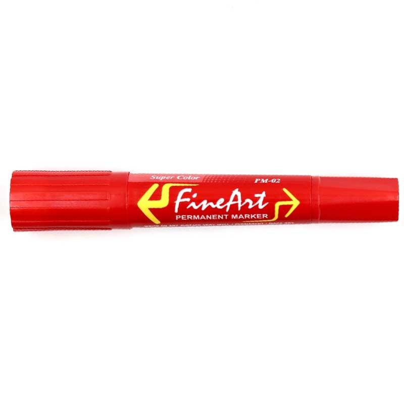 Bút Lông Dầu Queen PM-02 - Mẫu 1 - Mực Đỏ