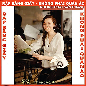 Rập giấy mã 562 (BẢN VẼ) rập áo