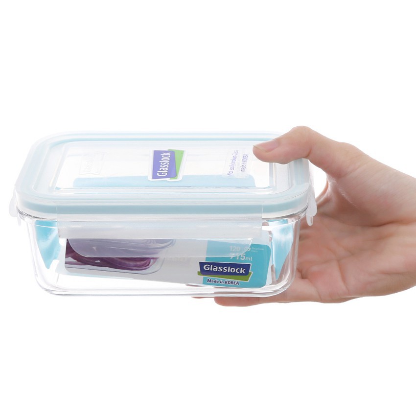Bộ đựng đồ ăn trưa gồm túi giữ nhiệt + hộp thủy tinh chia ngăn 1000ml + hộp thủy tinh 695ml Lunch71-100