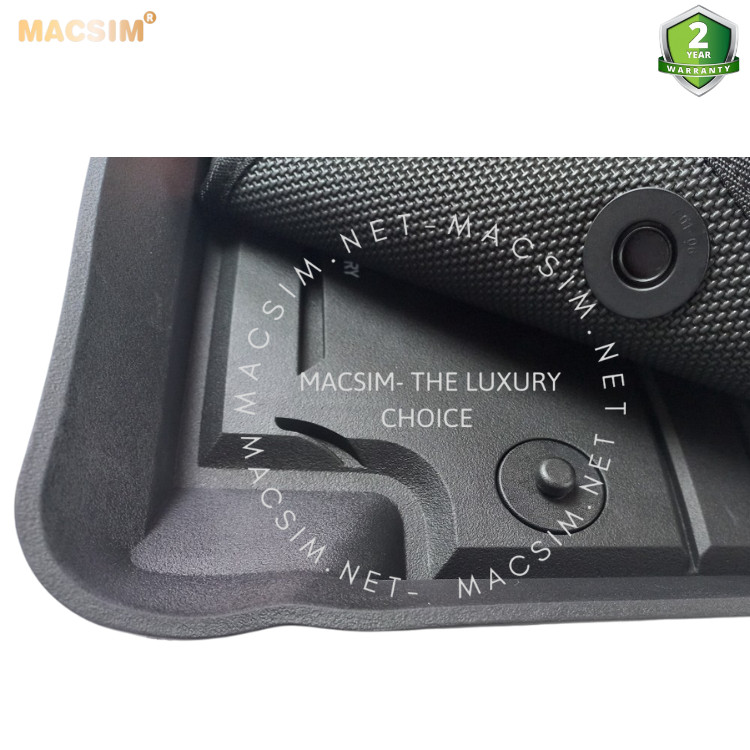 Thảm lót sàn ô tô 2 lớp cao cấp dành cho xe Audi Q8 2016+ nhãn hiệu Macsim 3w chất liệu TPE