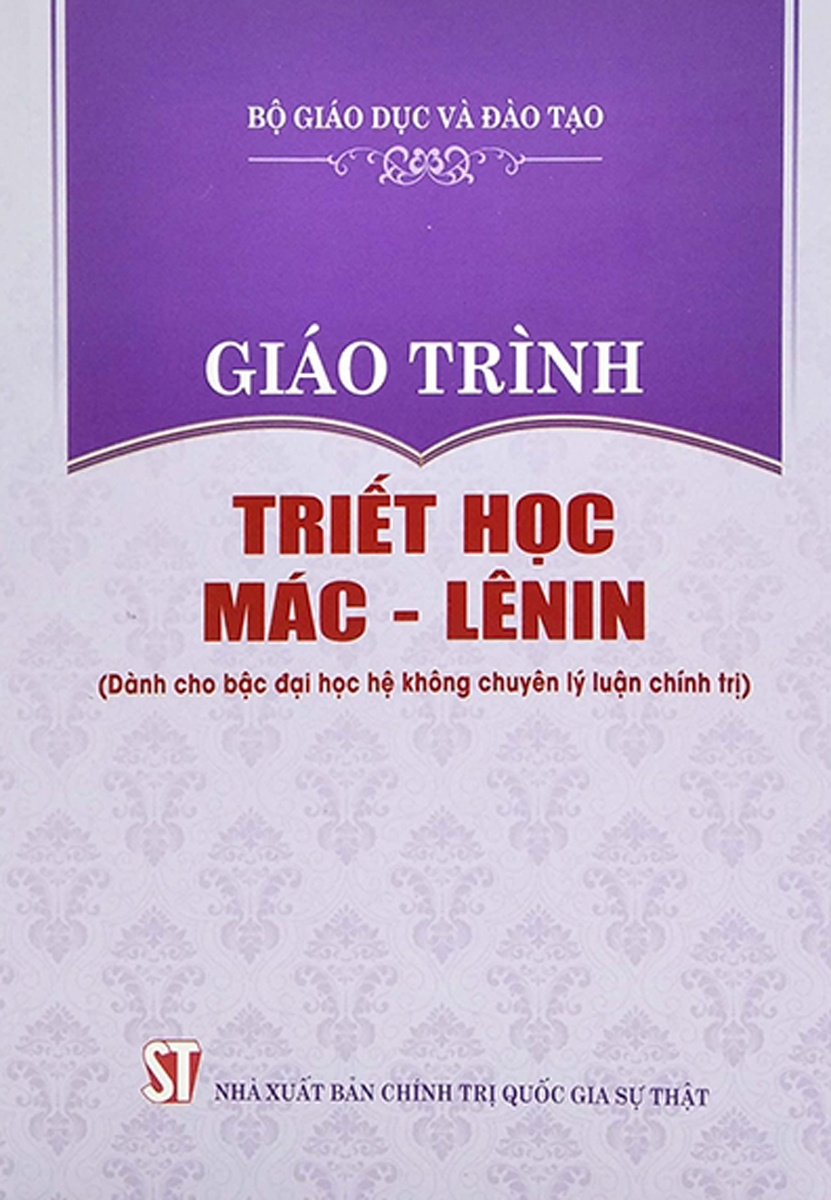 Combo Giáo Giáo Trình Triết Học Mác – Lênin + Giáo Trình Kinh Tế Chính Trị Mác – Lênin (Dành Cho Bậc Đại Học Hệ Không Chuyên Lý Luận Chính Trị) - Bộ mới năm 2021