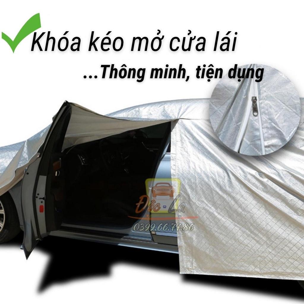 Bạt Phủ Xe Ô Tô Kia Morning, Soluto, Cerato, Seltos, K3, Rondo, Optima, Sorento, Sedona, Chất Liệu Bạt Tráng Nhôm 3 lớp