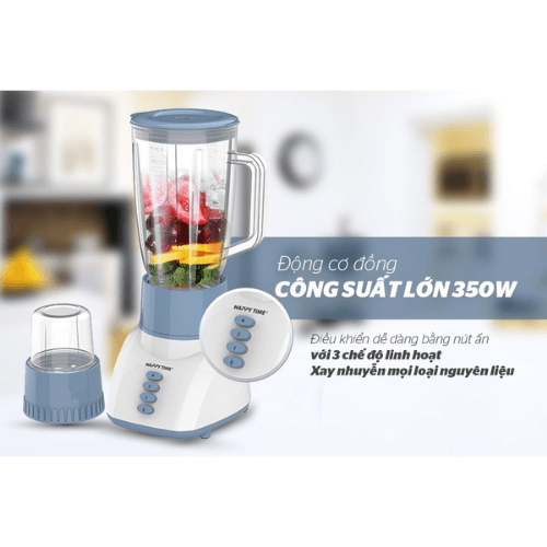Máy Xay Sinh Tố Đa Năng Sunhouse HappyTime HTD5113G (Xanh) 350W - Hàng chính hãng