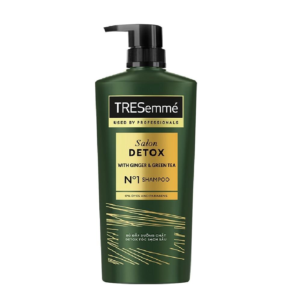Dầu Gội Tresemmé Salon Detox Gừng & Trà Xanh Giúp Tóc Chắc Khoẻ 640g