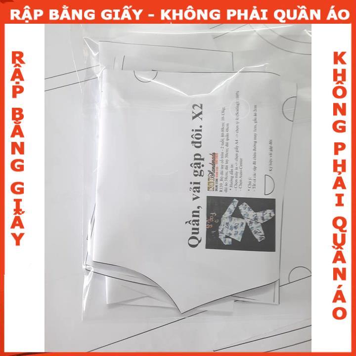Rập giấy A0 bộ thun sát nách bé mã B30 (BẢN VẼ)