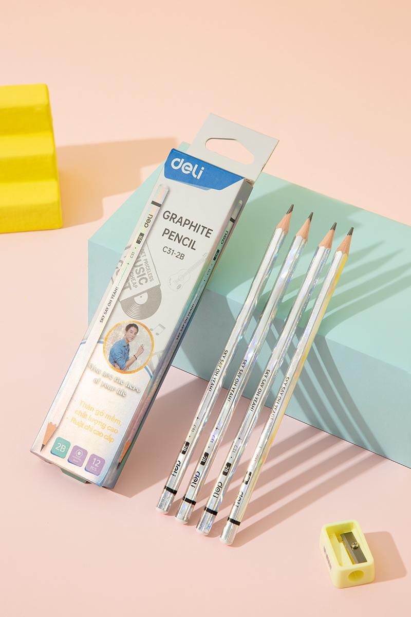 Bút Chì Deli 2B - Phiên Bản Sơn Tùng M-TP Giới Hạn - Deli C31-2B