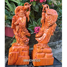 Tượng  đạt ma  quá hải  bằng gỗ  hương  đá  kt cao 30×10x9cm
