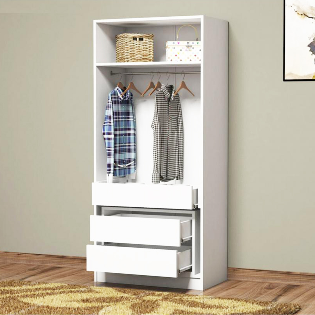 Tủ áo quần gỗ MDF cao cấp SMLIFE Bungo