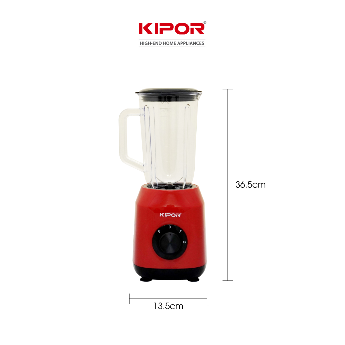Máy xay sinh tố KIPOR KP-S306 - Lưỡi thép chống ăn mòn siêu bền - Tặng kèm 3 cối 0,2L, 0,5L, 1,5L - Tự ngắt chống quá tải - Hàng chính hãng