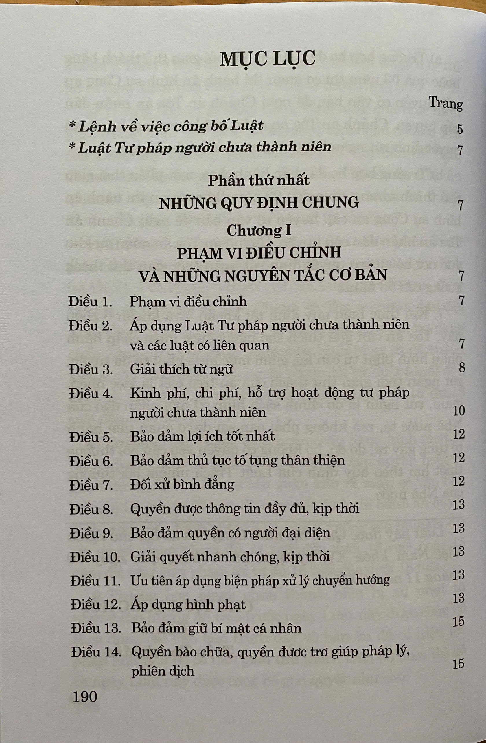 Luật Tư Pháp Người Chưa Thành Niên Năm 2024