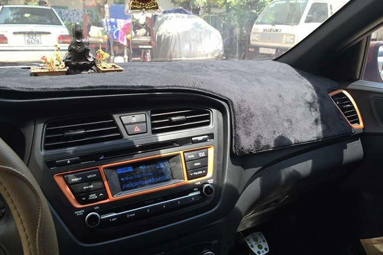 Thảm Nỉ Chống Nóng Táp Lô Xe Ô Tô Kia Sorento 2011 CATA TAPLOKIASOR - 11 (Đen)