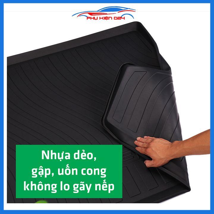 Thảm nhựa lót cốp Mazda 2 Sedan 2015-2016-2017-2018-2019-2020-2021-2022 nhựa dẻo dày dặn đàn hồi tốt