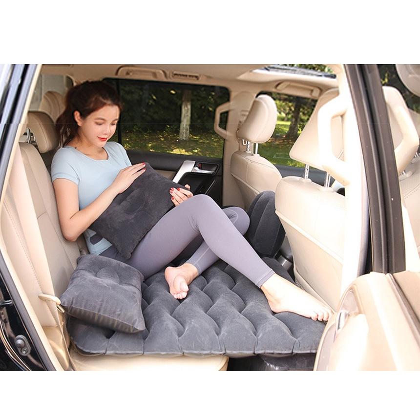 Giường NỆM HƠI gấp gọn dễ mang đi du lịch cho xe hơi, ô tô 4 đến 7 chỗ -