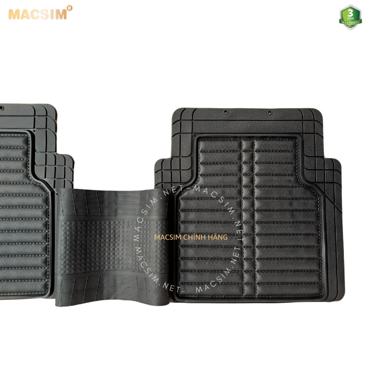 Thảm lót sàn ô tô phổ quát/ tự cắt Macsim màu đen