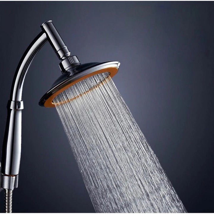 Bát sen tăng áp loại to đường kính 15cm inox + nhựa ABS mạ Crom sáng bóng