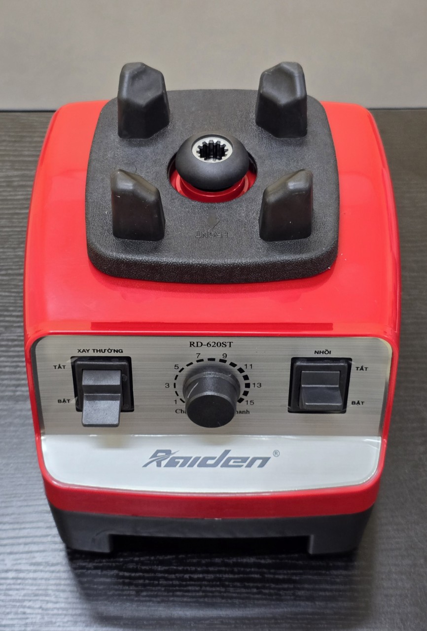Máy xay sinh tố công suất lớn dùng gia đình Raiden 2 cối nhựa, xay rau má, đậu đỗ, xay sinh tố gia đình...-hàng chính hãng