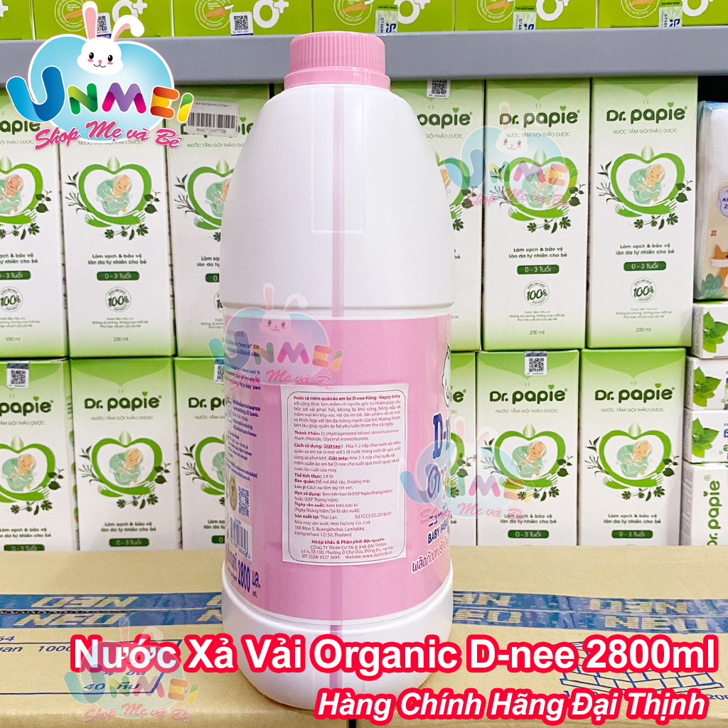 Nước Xả Quần Áo Cho Bé D-nee màu Hồng - Tem phụ Công ty Đại Thịnh