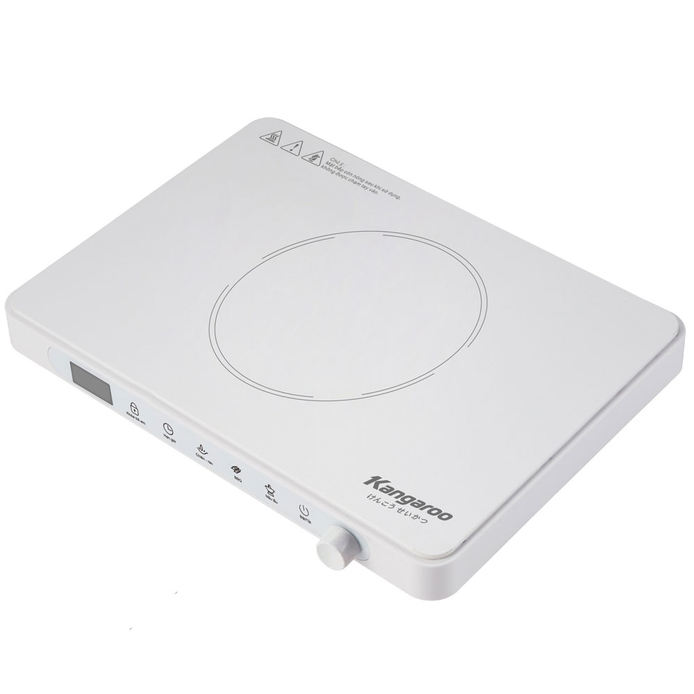 Bếp điện từ đơn Kangaroo KG20IC3 - tặng kèm nồi lẩu, Công suất 2000W - Hàng chính hãng