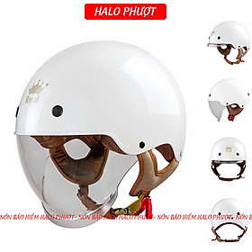 Mũ bảo hiểm xe máy nửa đầu Royal M239 kính âm