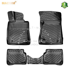 Thảm lót sàn ô tô nhựa TPU Silicon Mercedes S Class W221 fifth generation SWB 2006-2013 Nhãn hiệu Macsim