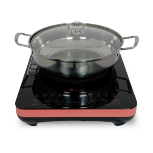 Bếp Điện Từ Đơn Chính Hãng SOWUN SW169S, Mặt Kính Ceramic Cao Cấp Chịu Được Nhiệt Độ Cao