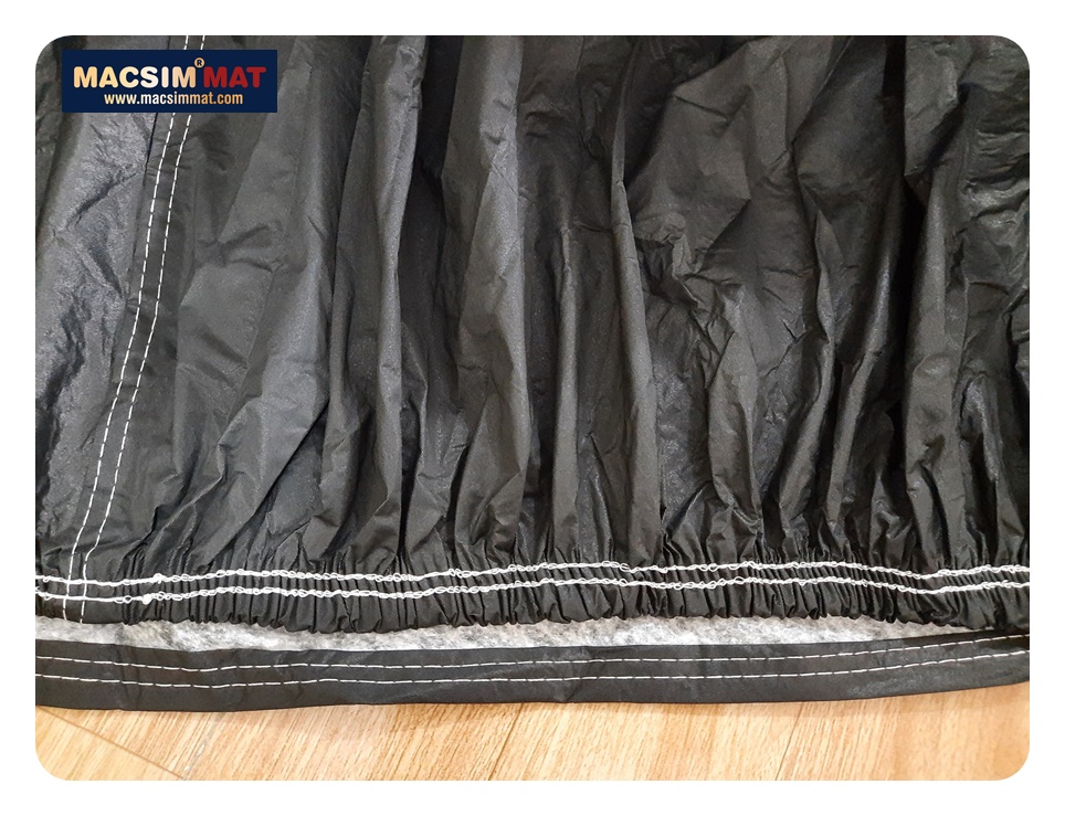 Bạt phủ ô tô Vinfast VF6 chất liệu Polyester - màu đen cao cấp MACSIM màu đen