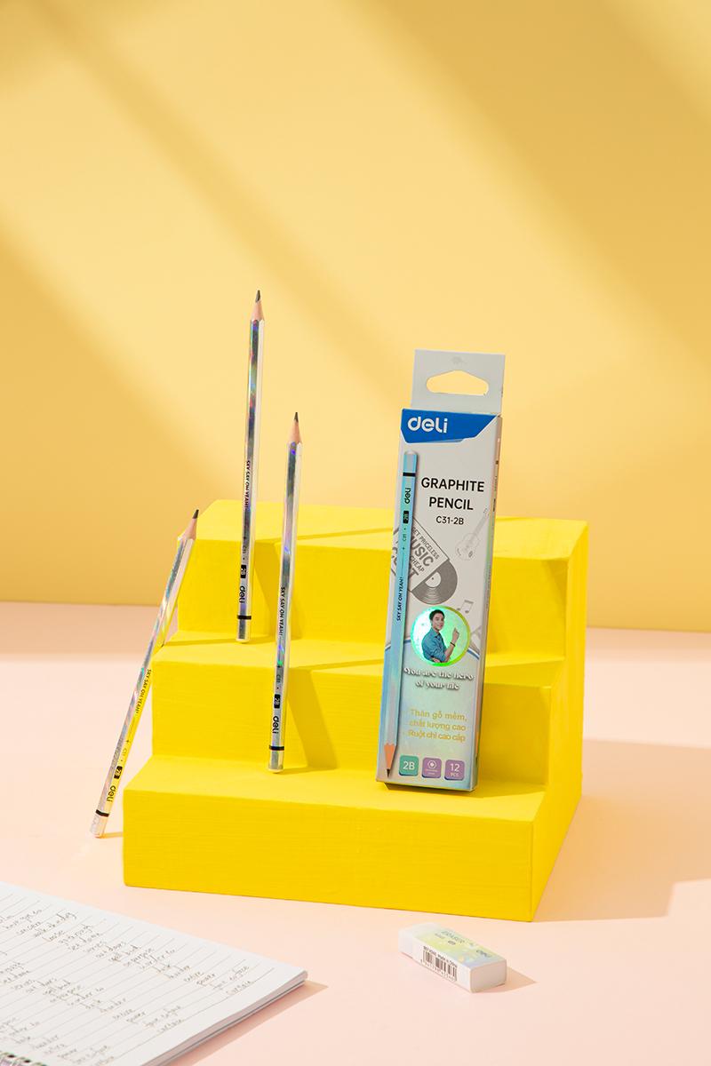 Bút Chì Deli 2B - Phiên Bản Sơn Tùng M-TP Giới Hạn - Deli C31-2B