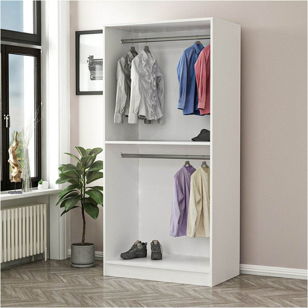 Tủ quần áo 2 cánh nhỏ gọn SMLIFE Cituma