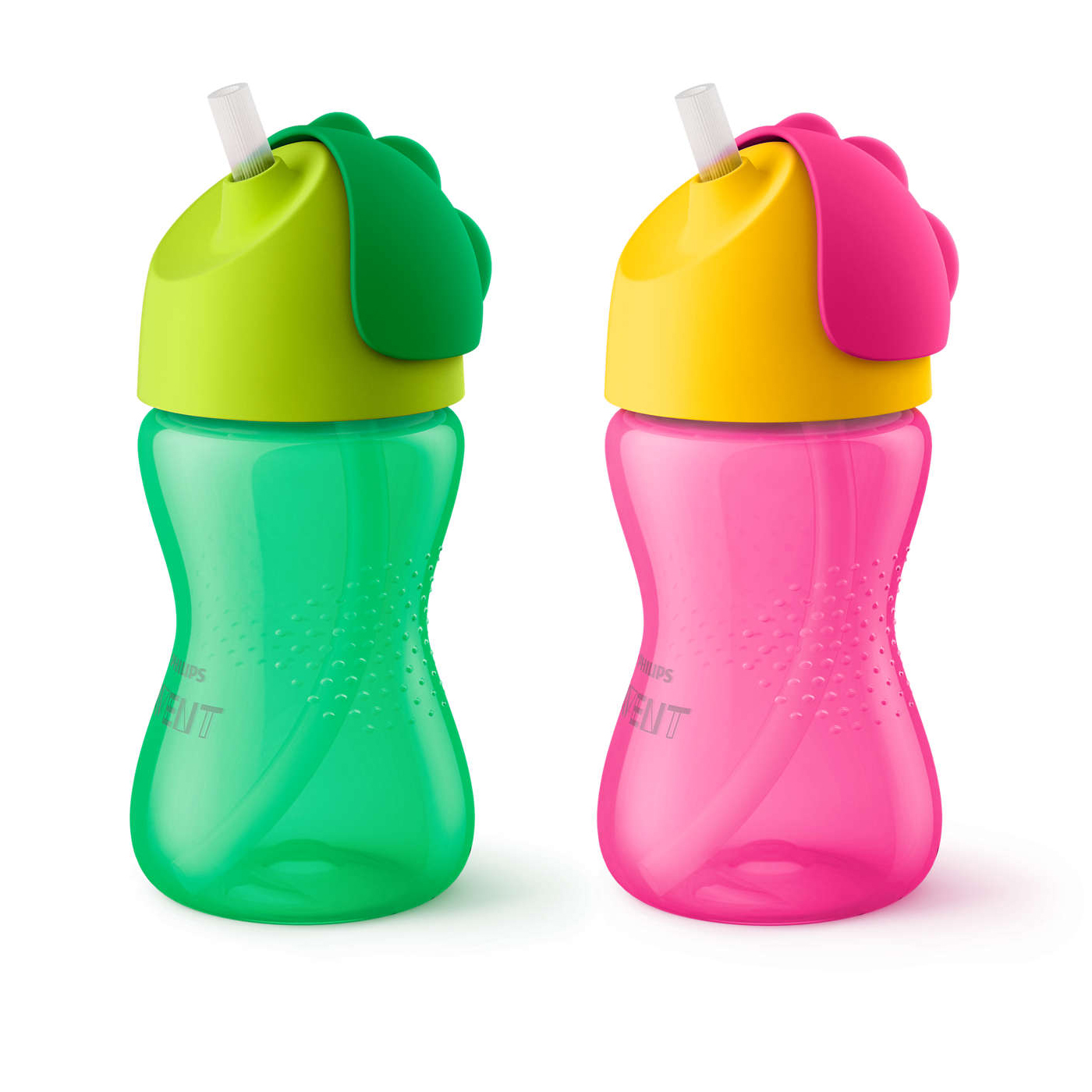 Bình tập uống Philips Avent cho bé 12 tháng - có ống hút - nhựa PP 300ml