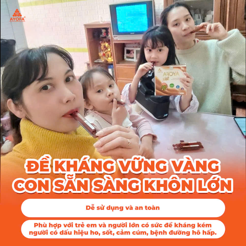 1 vỉ 5 ống 10ml Ayofa Sota bảo vệ hô hấp