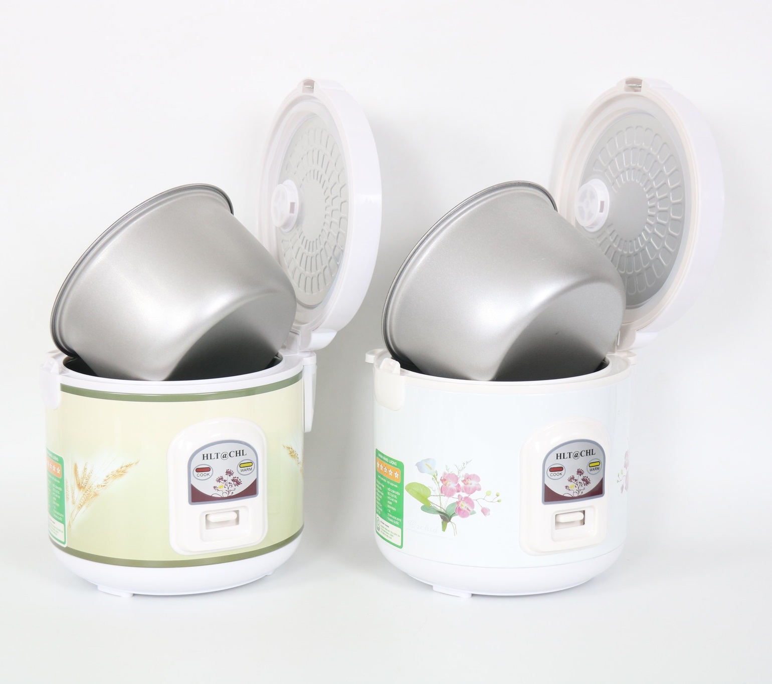 Nồi Cơm Điện Nắp Gài 1.2 Lít HLT@CHL HTC-NC128 - Màu Ngẫu Nhiên - Hàng Chính Hãng
